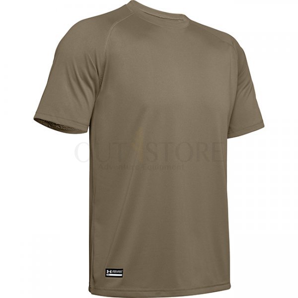 Under Armour Mens Tactical Tech Short Sleeve T-Shirt - Tan - 3XL