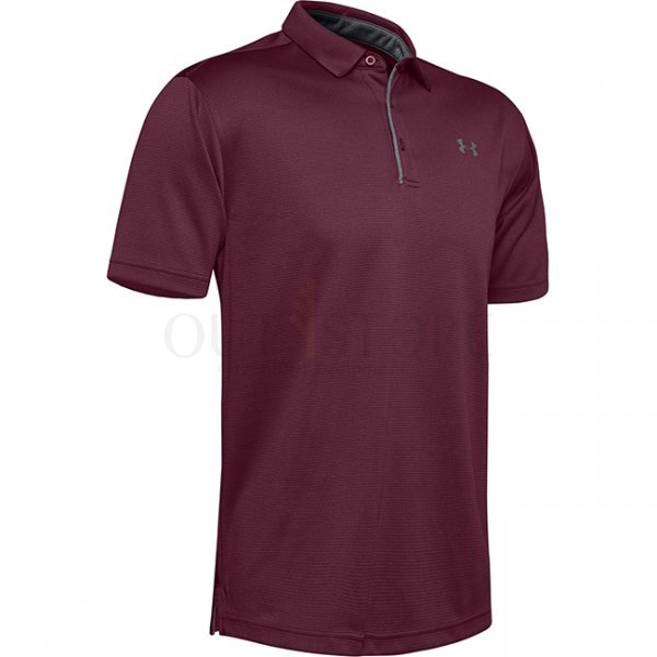 Under Armour Tech Polo - Maroon - S