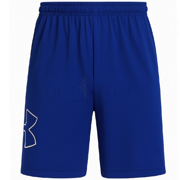 Under Armour Tech Graphic Shorts - Royal / White - S
