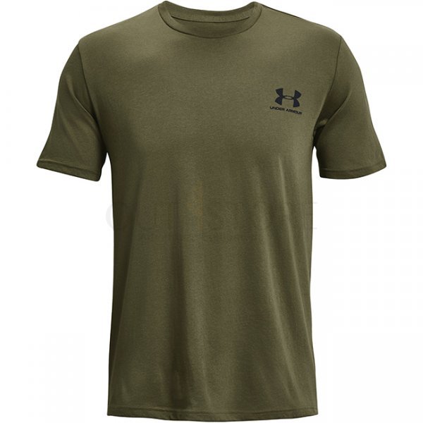 Under Armour Sportstyle Left Chest Short Sleeve Shirt - Marine OD Green - 3XL