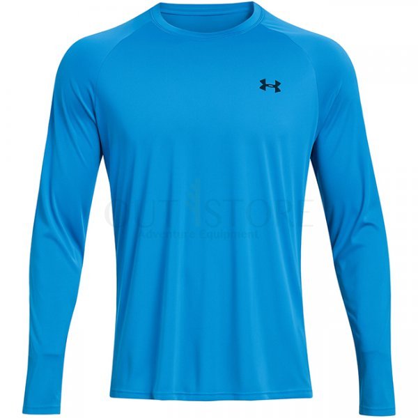 Under Armour Mens Tech 2.0 Long Sleeve - Ether Blue / Black - M
