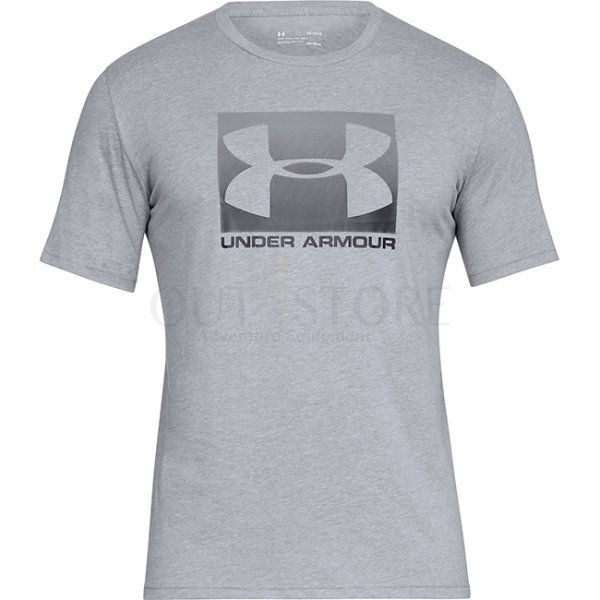 Under Armour Boxed Sportstyle Short Sleeve T-Shirt - Steel Light Heather - S