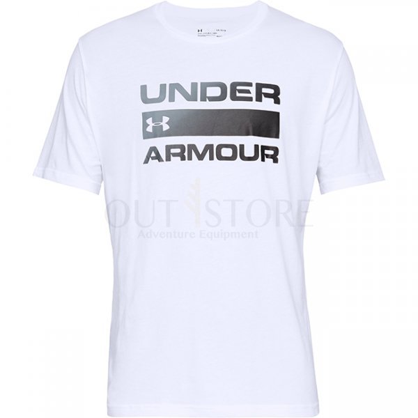 Under Armour Mens Team Issue Wordmark Short Sleeve - White - XL