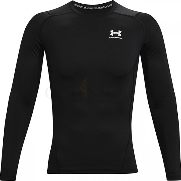 Under Armour Mens HeatGear Compression Long Sleeve - Black - M
