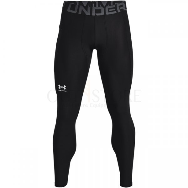 Under Armour Mens HeatGear Compression Leggings - Black - XL