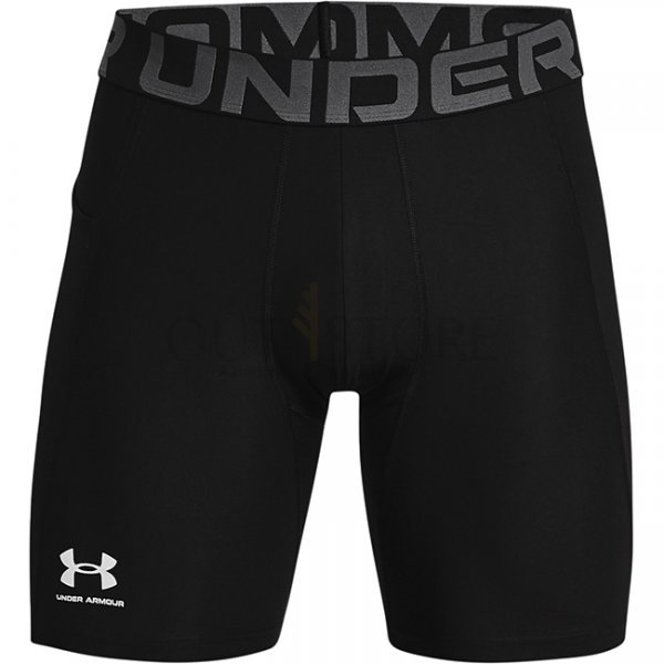Under Armour Mens HeatGear Compression Shorts - Black - XL