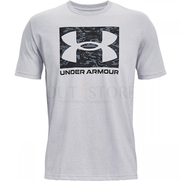 Under Armour Mens ABC Camo Boxed Logo Short Sleeve - Grey - S