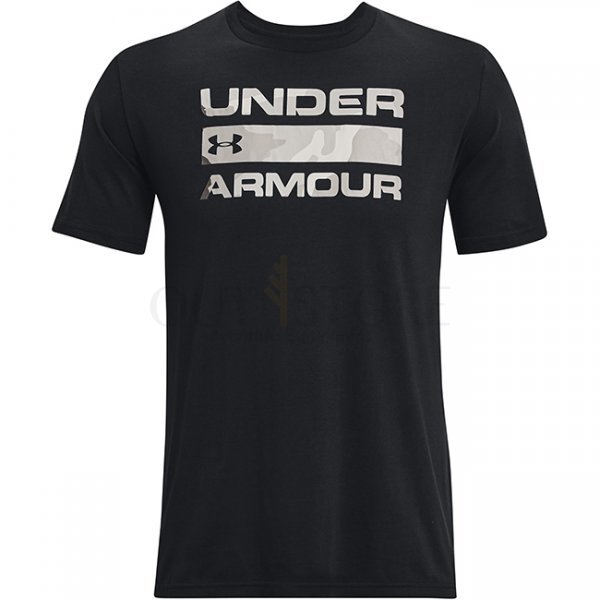 Under Armour Mens Stacked Logo Fill T-Shirt - Black - S