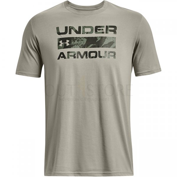 Under Armour Mens Stacked Logo Fill T-Shirt - Grove Green - XL