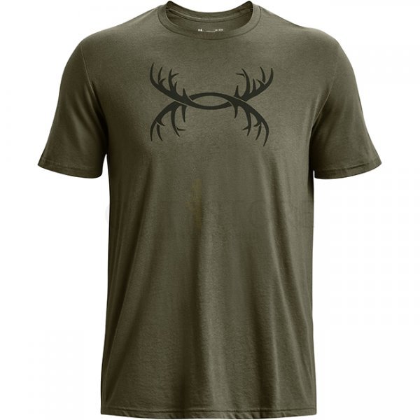 Under Armour Mens Antler Logo T-Shirt - Marine OD Green - 3XL
