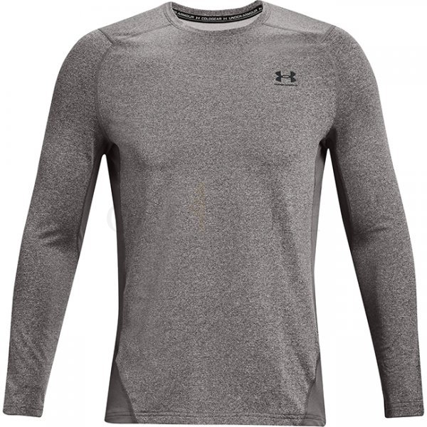 Under Armour Mens ColdGear Fitted Crew - Heather Grey - XL