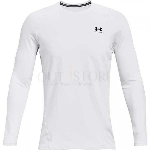 Under Armour Mens ColdGear Fitted Crew - White - S