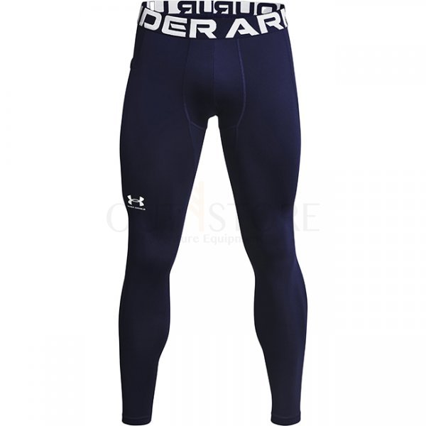 Under Armour Mens ColdGear Leggings - Navy Blue - L