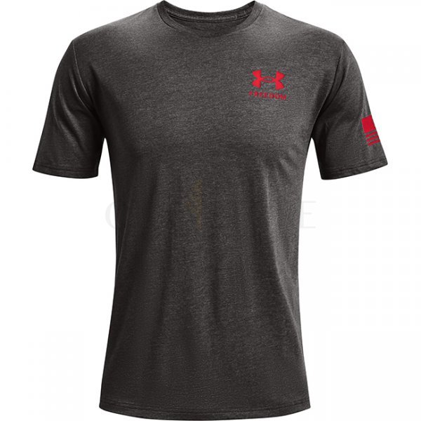 Under Armour Freedom Flag T-Shirt - Charcoal Medium Heather - S