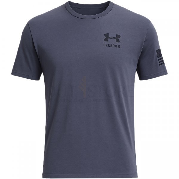Under Armour Freedom Flag T-Shirt - Grey - 2XL
