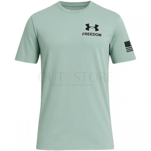 Under Armour Freedom Flag T-Shirt - Silica Green - M