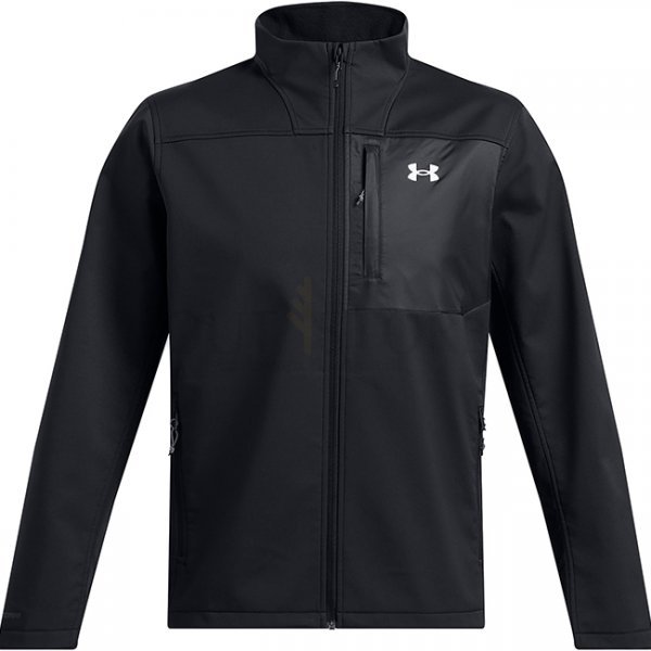 Under Armour Mens Shield Jacket - Black / White - 3XL