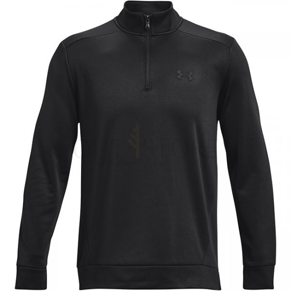 Under Armour Mens Armour Fleece 1/2 Zip - Black - S