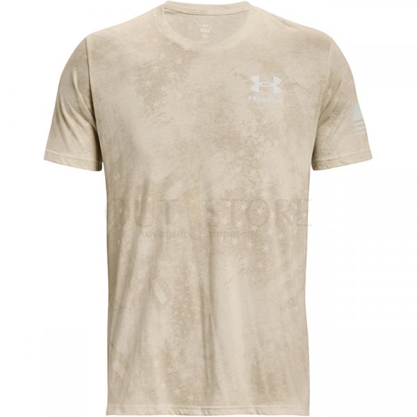 Under Armour Freedom Amp T-Shirt - Khaki Base - L