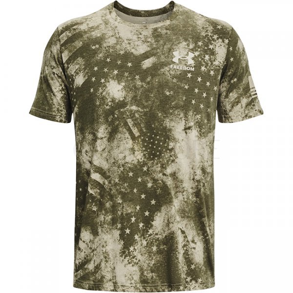 Under Armour Freedom Amp T-Shirt - Marine OD Green - 2XL