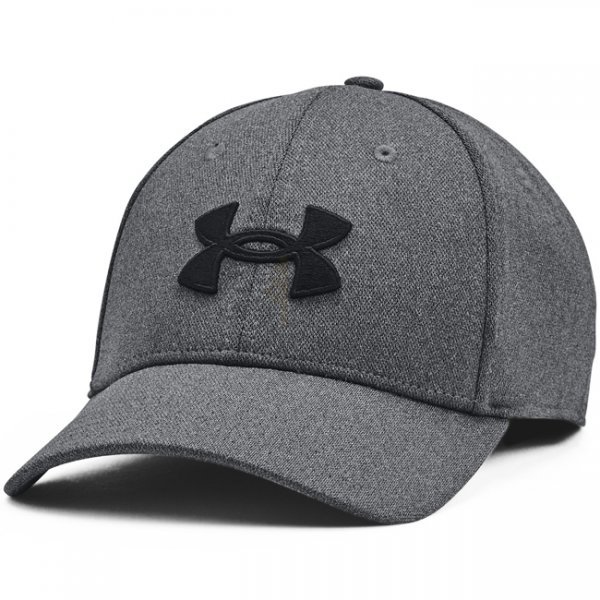 Under Armour Mens Blitzing Low Stretch Fit Cap - Black / Grey - XL/2XL