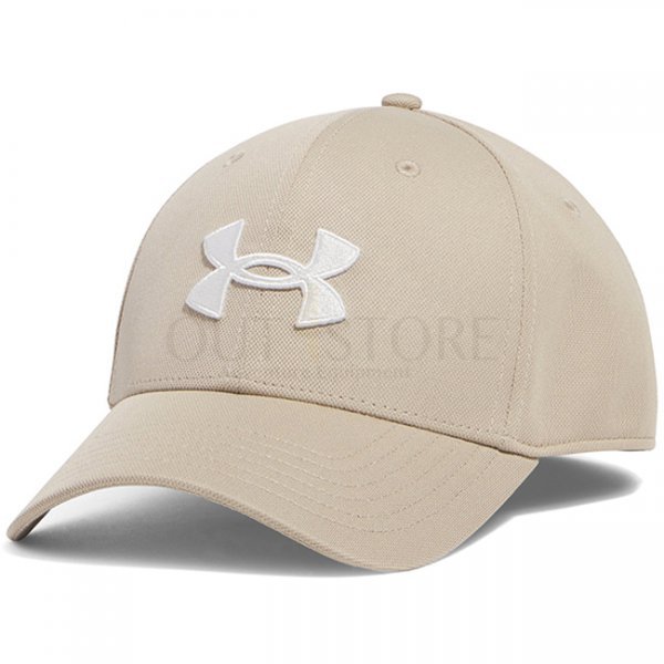 Under Armour Mens Blitzing Low Stretch Fit Cap - Khaki - M/L