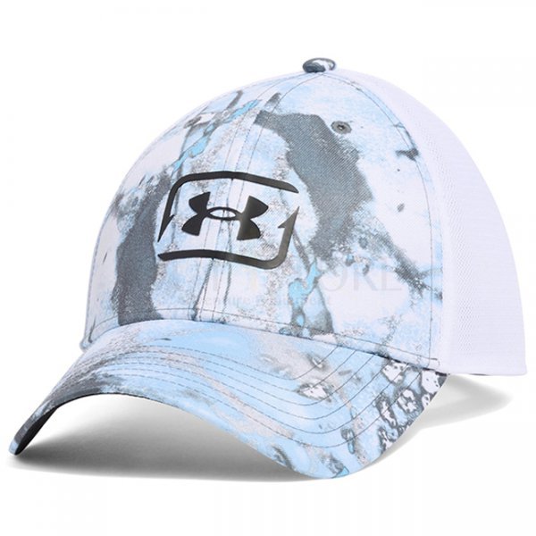 Under Armour Mens Fish Hunter Mesh Cap - White - S/M
