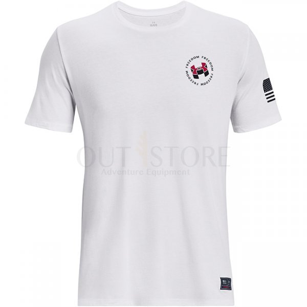 Under Armour Freedom USA T-Shirt - White - 3XL
