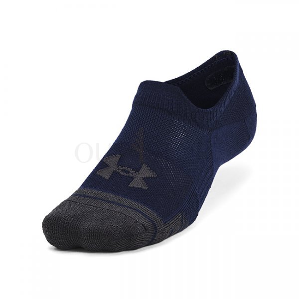 Under Armour Performance Tech 3-Pack Ultra Low Socks - Navy Blue / White / Jet Grey - XL