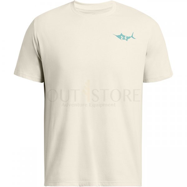 Under Armour Mens Marlin Short Sleeve - Silt / Radial Turquoise - S