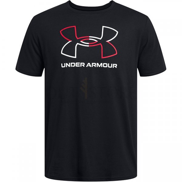Under Armour Mens Foundation Short Sleeve - Black - XL