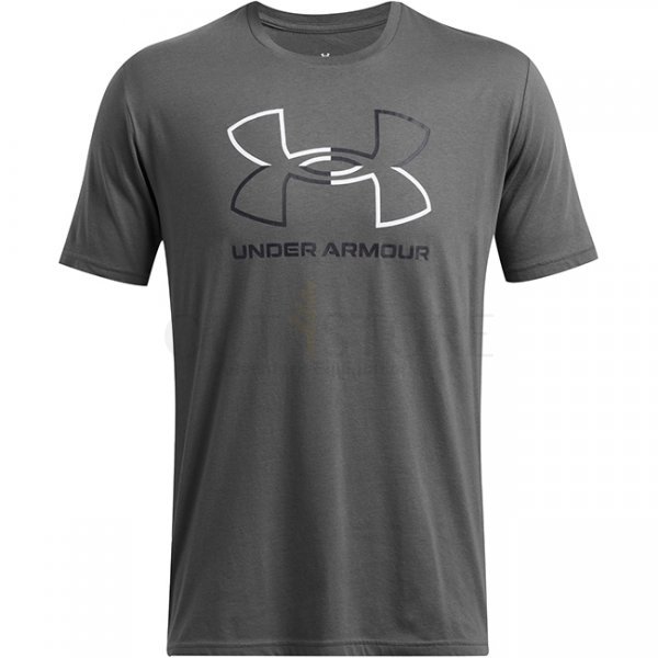 Under Armour Mens Foundation Short Sleeve - Dark Grey - L