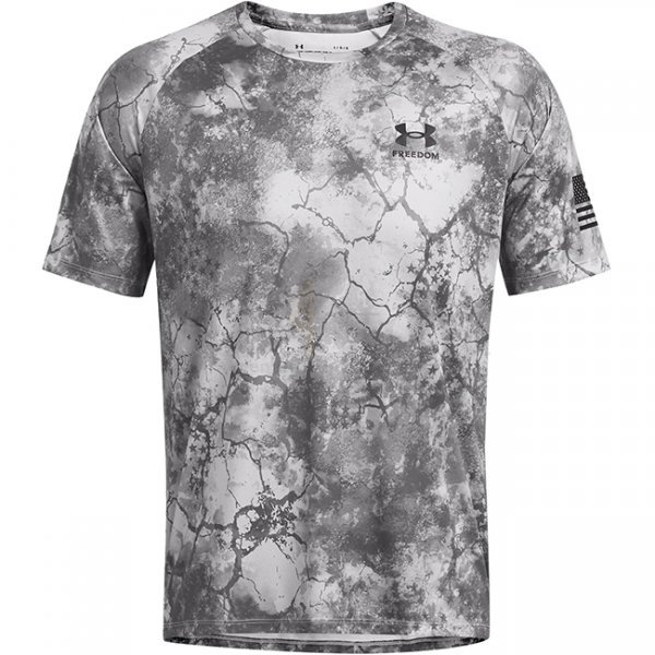 Under Armour Mens Freedom Camo T-Shirt - Mod Grey / Black - 3XL
