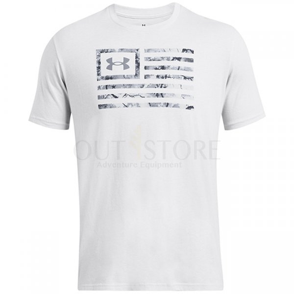 Under Armour Mens Freedom Flag Printed T-Shirt - Halo Grey - S