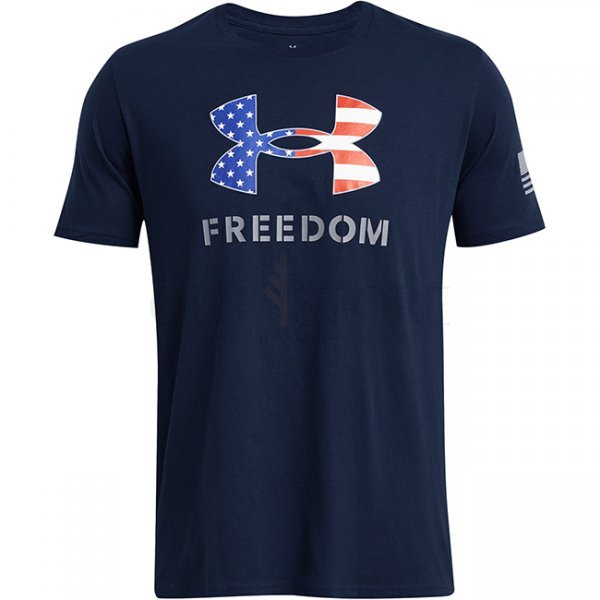 Under Armour Mens Freedom Logo T-Shirt - Academy / Steel - M