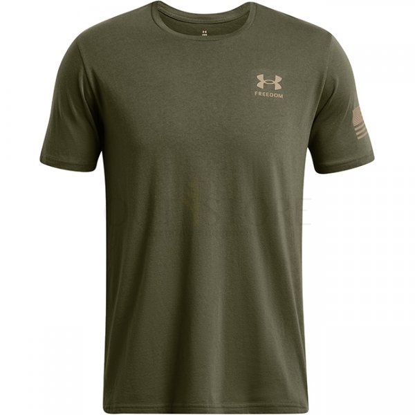 Under Armour Mens Freedom Flag Gradient T-Shirt - Marine OD Green - L
