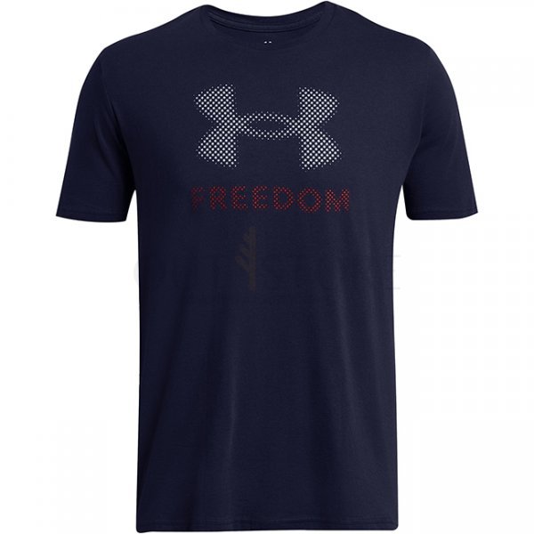 Under Armour Mens Freedom Amp T-Shirt - Midnight Navy - 3XL