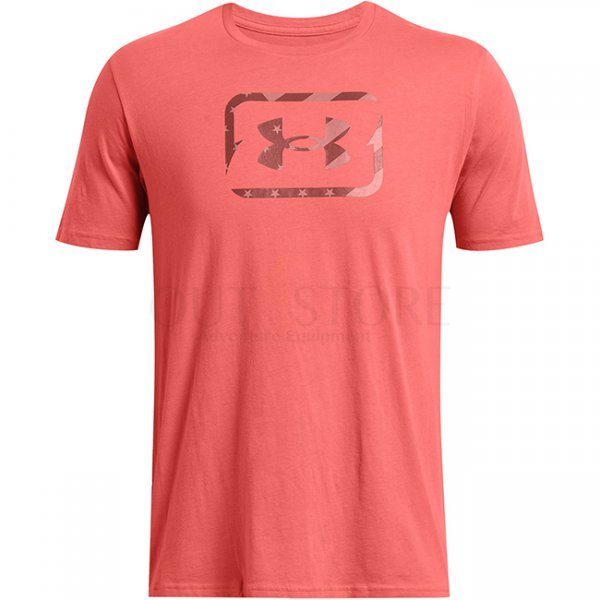 Under Armour Mens Freedom Hook T-Shirt - Cinna Red - L
