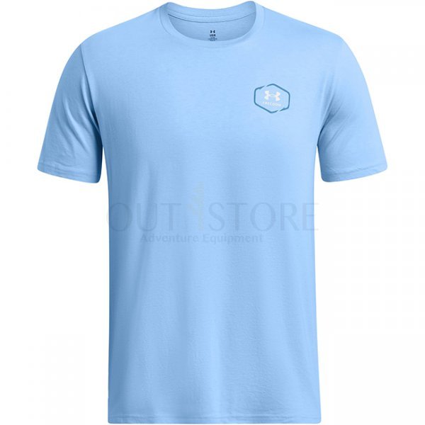 Under Armour Mens Freedom Marlin T-Shirt - Carolina Blue - XL