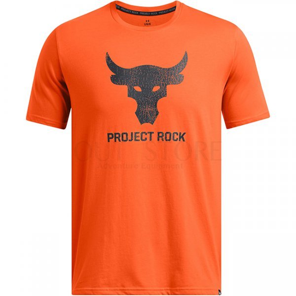 Under Armour Project Rock Payoff T-Shirt - Team Orange / Black - S