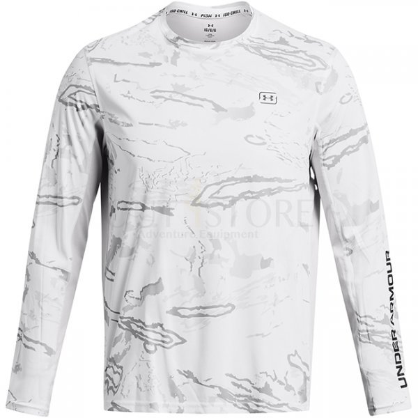Under Armour Mens Fish Pro Camo T-Shirt - Halo Grey - L