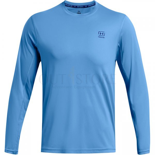 Under Armour Mens Fish Pro Freedom Back Shirt - Carolina Blue - S