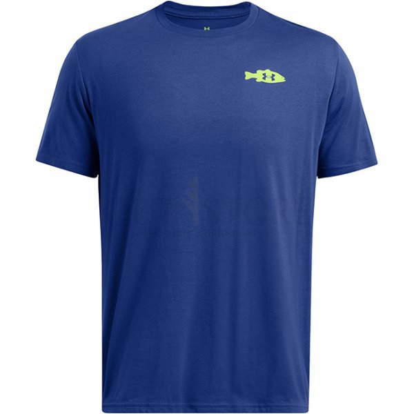 Under Armour Mens Bass Short Sleeve - Blue - XL
