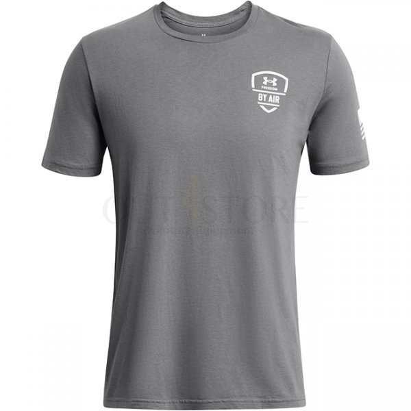 Under Armour Mens Freedom By Air T-Shirt - Heather Grey - M