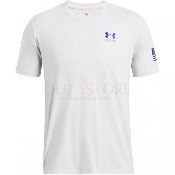 Under Armour Mens Freedom By Air T-Shirt - White - XL