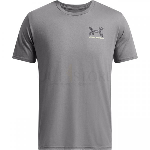 Under Armour Mens Schematic Elk Short Sleeve - Titan Grey / Anthracite - XL