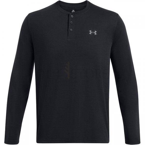 Under Armour Mens Expanse Henley - Black / Grey - XL