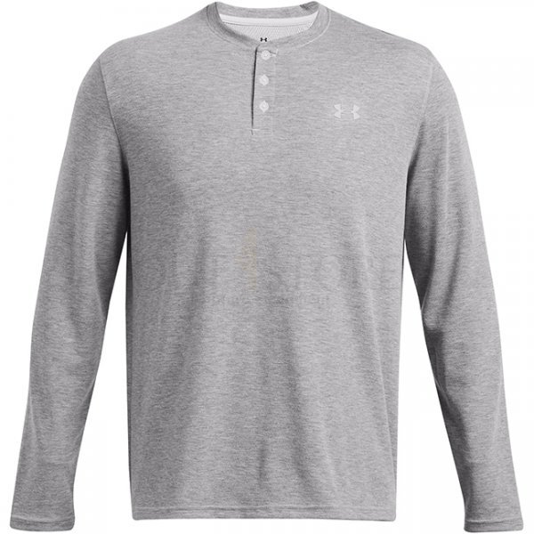 Under Armour Mens Expanse Henley - Halo Grey / Mod Grey - 2XL