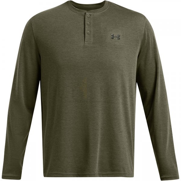 Under Armour Mens Expanse Henley - Marine OD Green / Baroque Green - 3XL