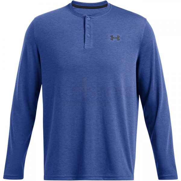 Under Armour Mens Expanse Henley - Tech Blue / Black - 2XL